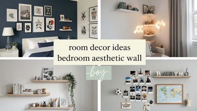 Room Decor Ideas Bedroom Aesthetic Wall Boy – 12 Stylish Ways to Transform His Room