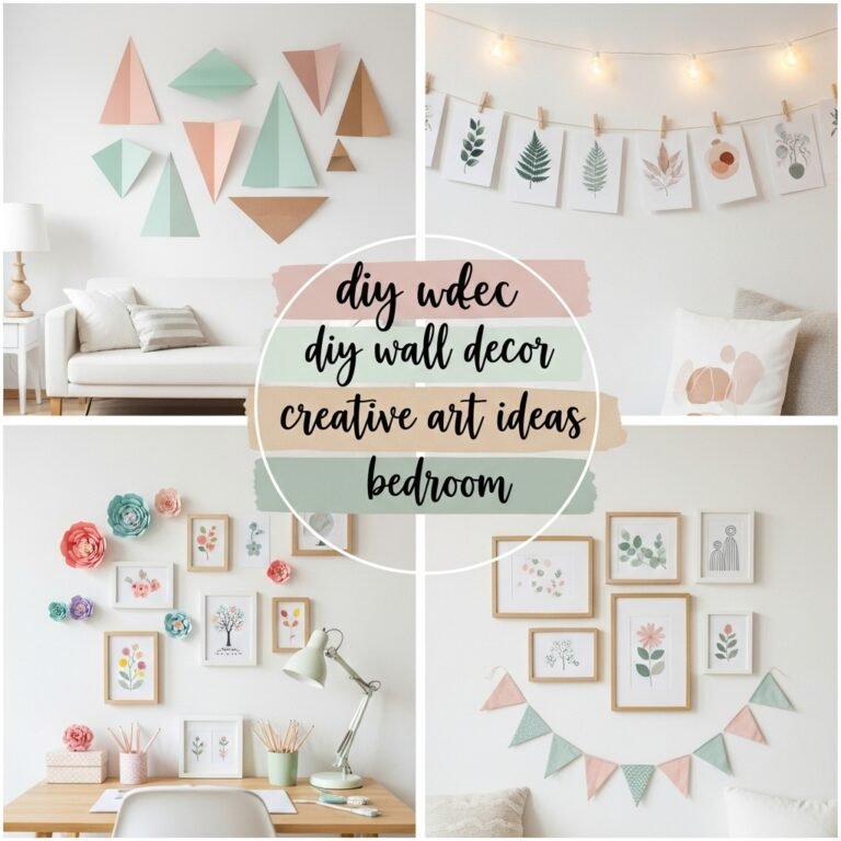 DIY Wall Decor for Living Room – Creative Art Ideas for Bedroom and Home