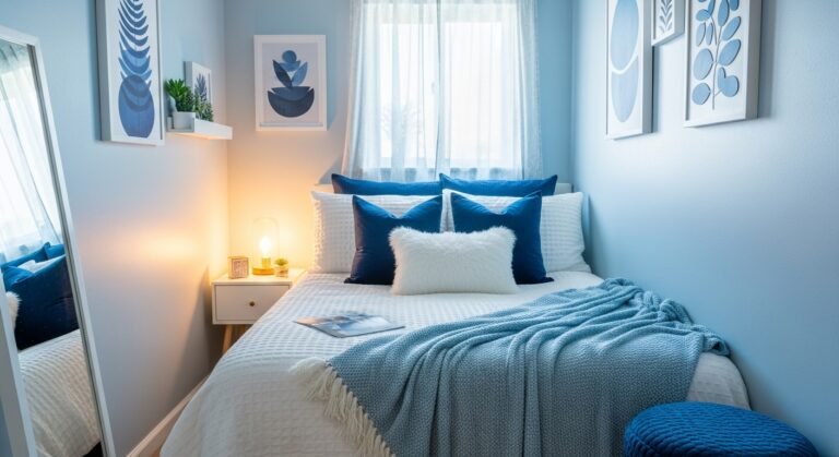 Small Bedroom Ideas Cozy Aesthetic Blue: Transform Your Space with Style