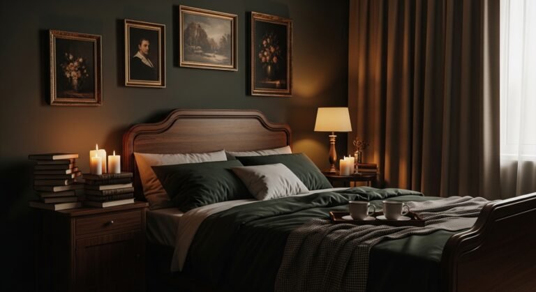Cozy Dark Academia Bedroom Ideas for Couples: Romantic, Moody & Timeless Designs