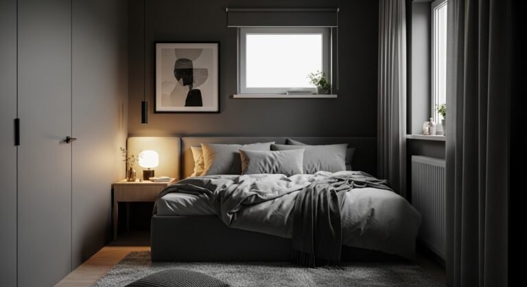 Cozy Small Dark Grey Bedroom Ideas: Stylish & Inviting Designs