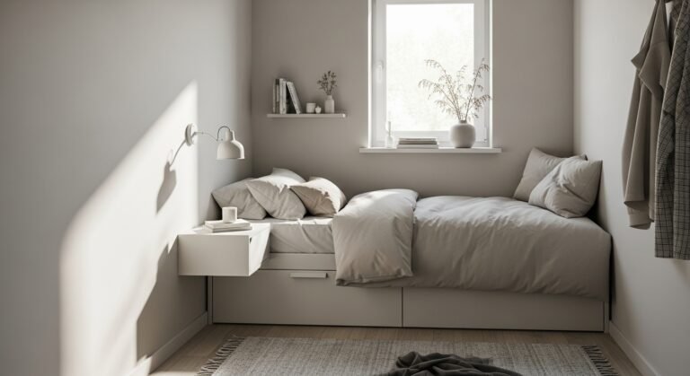 Very Small Minimalist Bedroom Ideas: Maximize Space & Style
