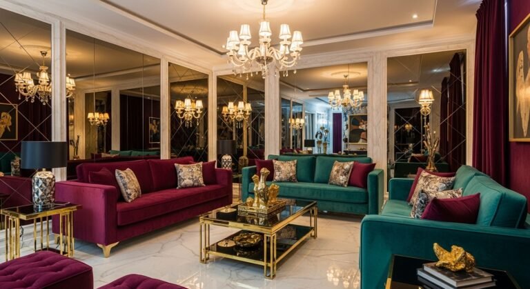80s Luxury Interior: Bold, Glamorous & Timeless Design Ideas