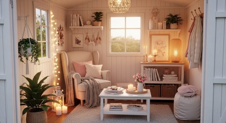 She Shed Interior Ideas: Create the Perfect Woman Cave for Relaxation & Style