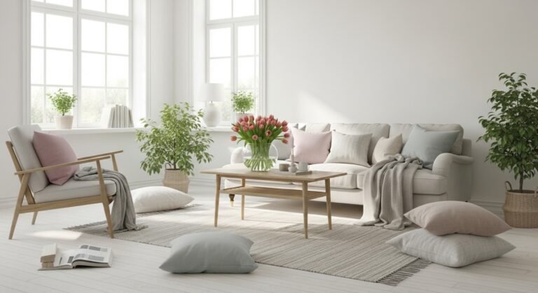 Scandinavian Spring Decorating Ideas: Light, Airy & Effortlessly Cozy