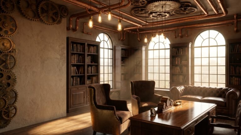Steampunk Interior: A Complete Guide to Designing Vintage Industrial Spaces