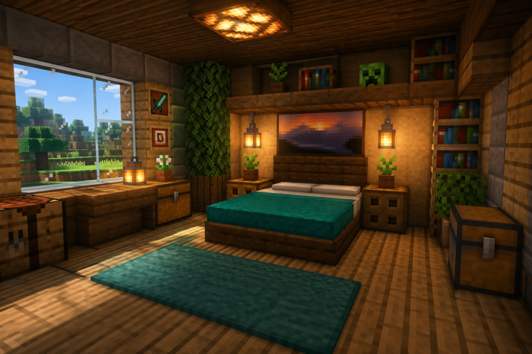 Minecraft Bedroom Interior: Creative Ideas to Build the Ultimate Gamer Space