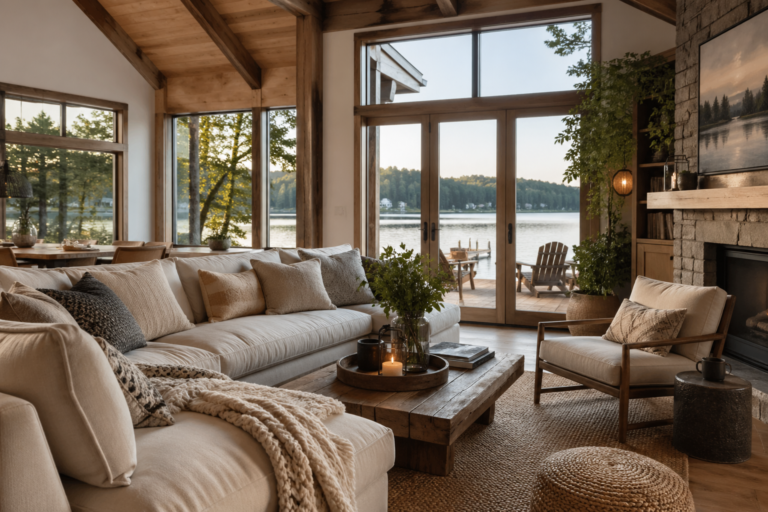 Lake House Aesthetic Interior: Creating a Calm and Timeless Waterfront Retreat