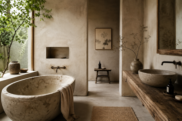 Wabi Sabi Interior Bathroom: Embracing Imperfection and Natural Beauty