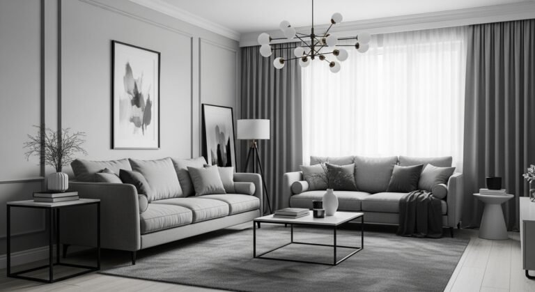 Gray House Interior: Modern Elegance with Timeless Appeal