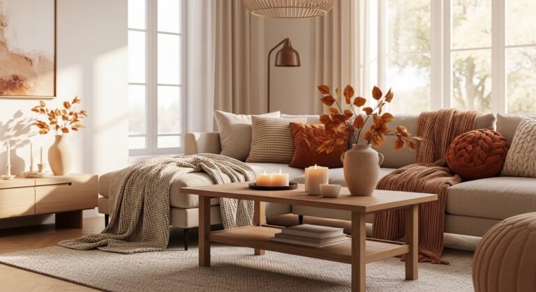 Autumn House Interior: Cozy, Warm, and Stylish Seasonal Home Design Ideas