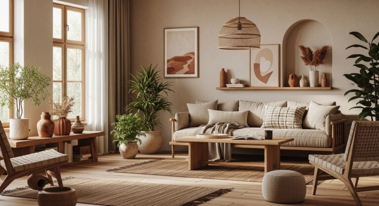 Earthy Interior Design Ideas: Create a Warm and Natural Living Space