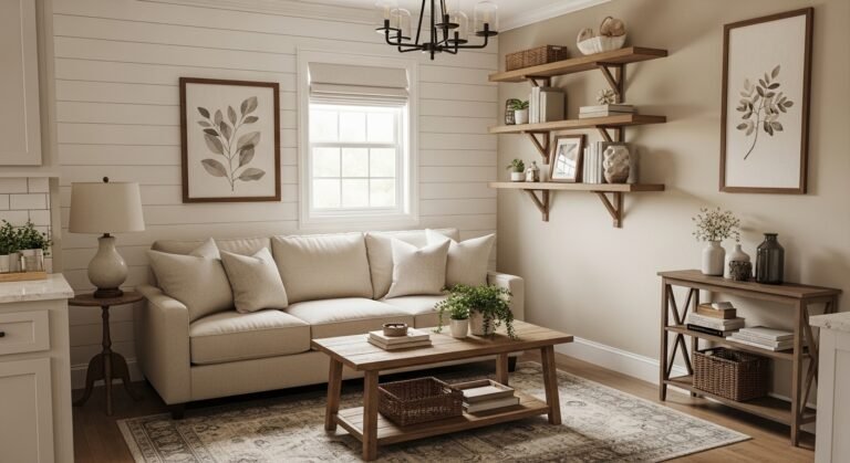 Small Farmhouse Interior: Cozy, Functional & Timeless Design Ideas