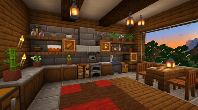 Minecraft House Interior Kitchen: 12 Creative Ideas to Build the Perfect In-Game Kitchen