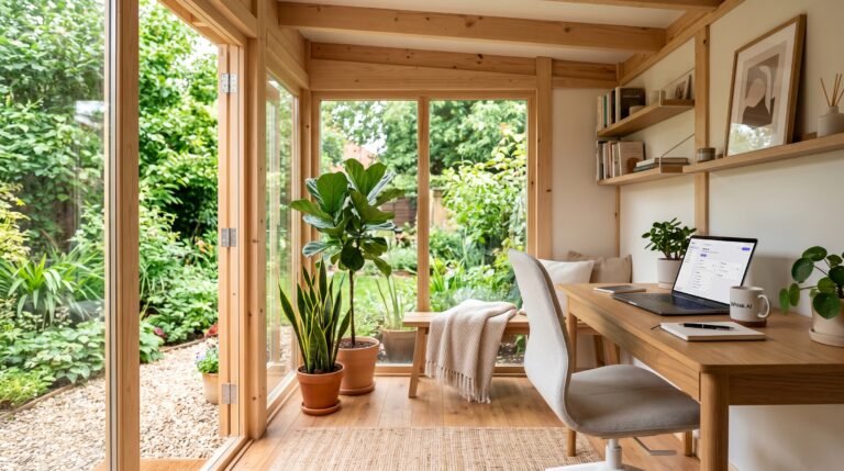 Shed Office Interior: Smart and Stylish Ideas for a Productive Backyard Workspace