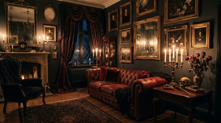 The Dark Rooms That Finally Feel Like Home: A Journey Into Goth Interior Design