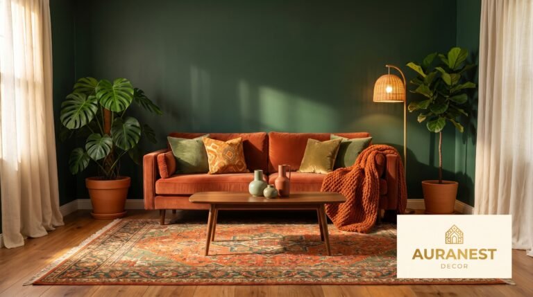 The Green and Orange Living Room: A Color Combination That Actually Feels Like Home