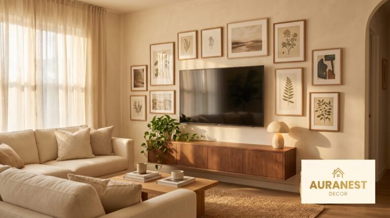 TV on Wall Ideas for Your Living Room That Actually Make It Feel Like Home