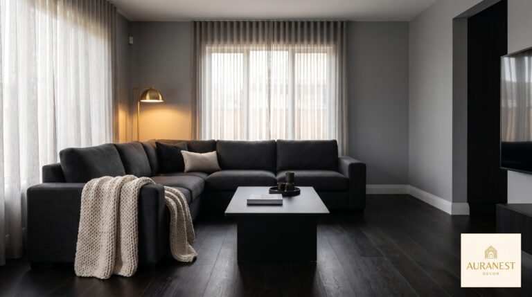 The Black and Grey Living Room That Finally Made My Home Feel Like Me