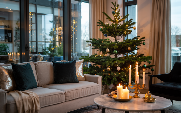 Christmas Decor Ideas for Living Room Apartment: Modern Luxury That Feels Like Home