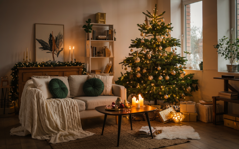 Small Apartment, Big Christmas Magic: Cozy Living Room Decor Ideas That Make Every Inch Feel Festive