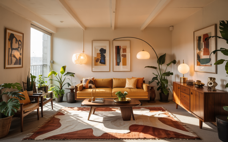 Mid-Century Modern Apartment Living Room Decor Ideas That Will Make You Fall in Love With Your Space All Over Again
