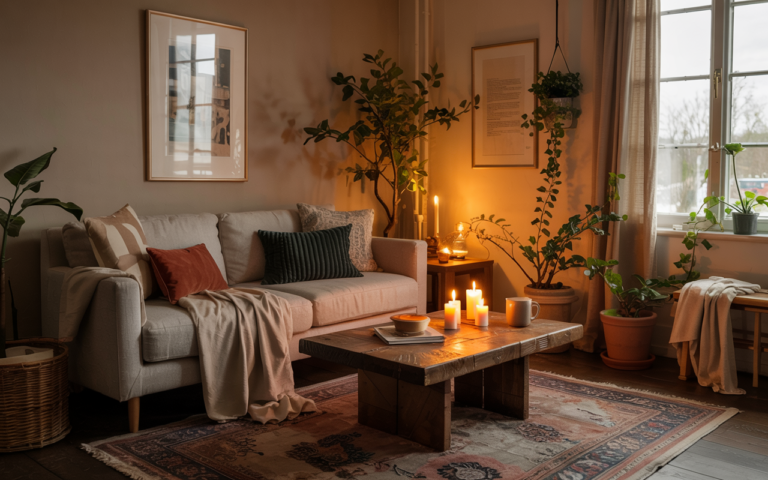 How to Make Your Apartment Living Room Feel Like the Coziest Place on Earth