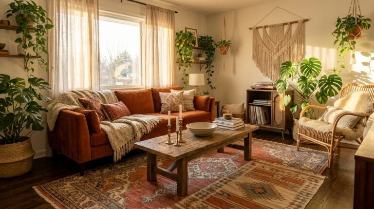 The Boho Living Room That Made Me Fall in Love With My Home Again