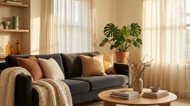Dark Grey Couch Living Room Ideas That Will Make You Fall in Love With Your Space All Over Again
