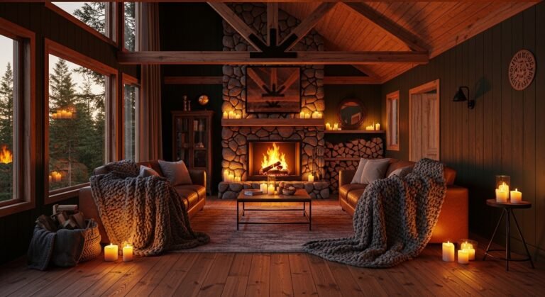 The Forest Cabin Interior That Makes You Want to Disappear Into the Woods Forever