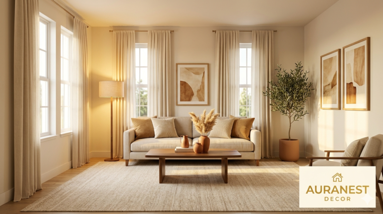 The Warm Neutral Living Room: How to Create a Space That Feels Like a Hug