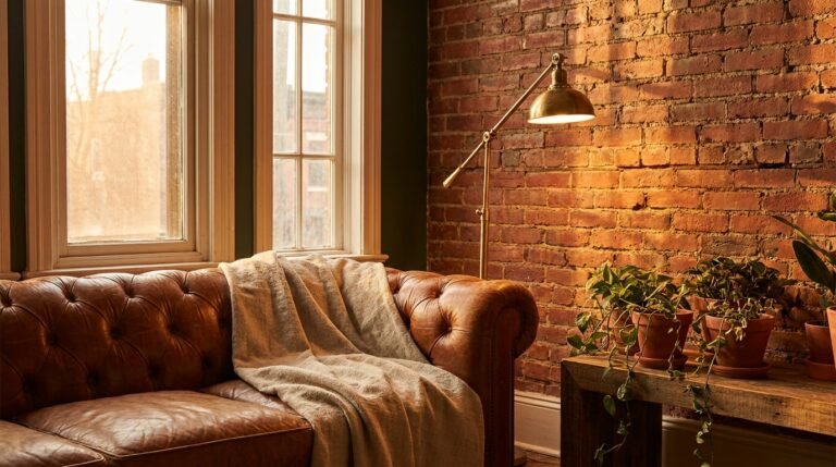 Why Red Brick Interiors Feel Like Coming Home — And How to Style Them Beautifully