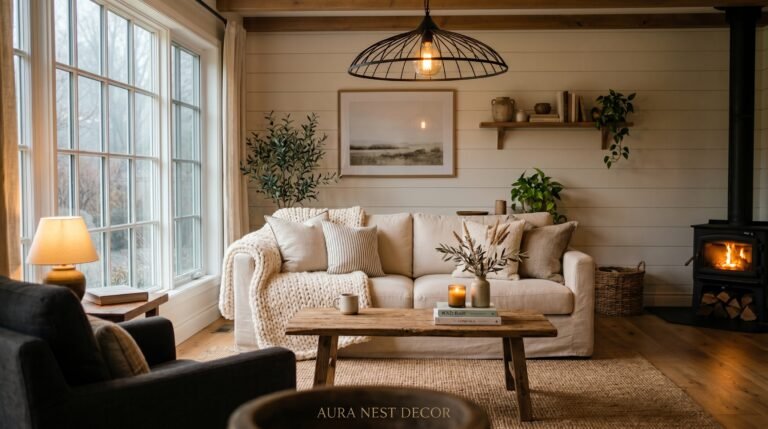 The Modern Farmhouse Living Room That Doesn’t Look Like a Pinterest Cliché
