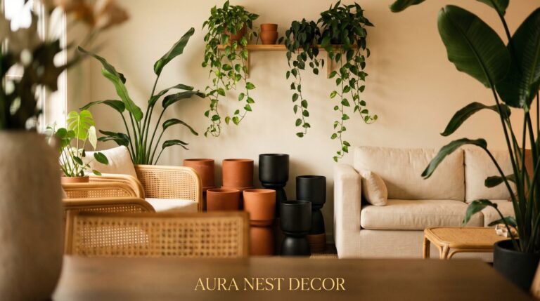 The Plant-Filled Living Room That Looks Intentional, Not Overgrown