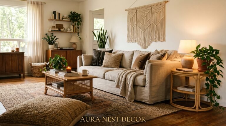 The Neutral Boho Living Room That Feels Like a Deep Exhale