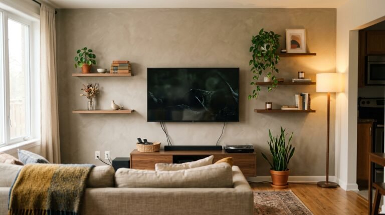The TV Wall That Makes Your Small Living Room Look Like a Design Decision, Not an Afterthought