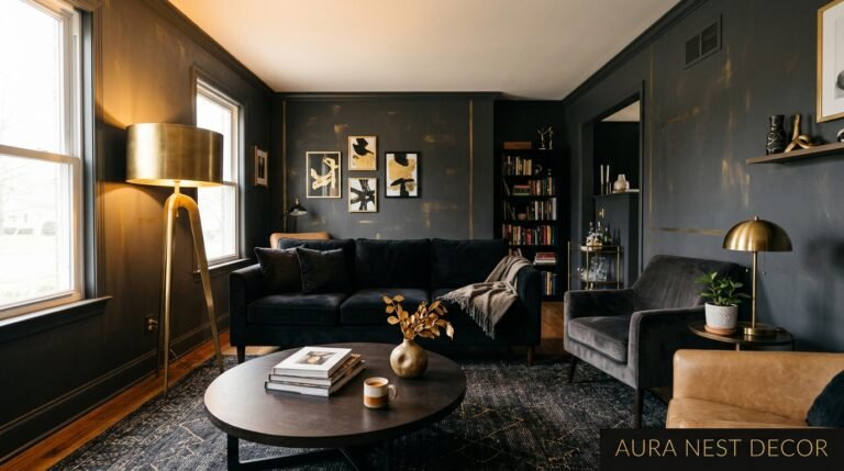 Why Black and Gold Living Rooms Look Expensive Without Actually Costing a Fortune