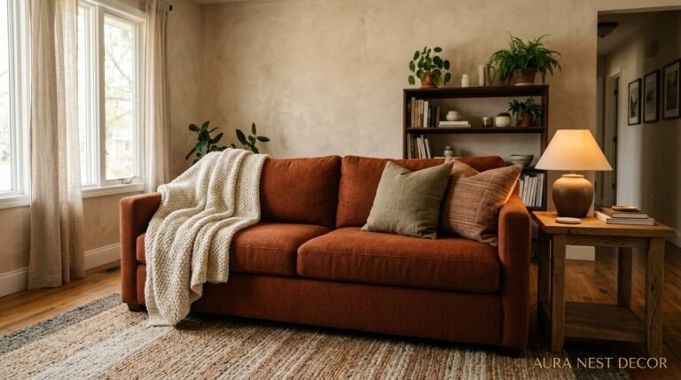 Why an Orange Couch Might Be the Bravest — and Best — Design Decision You’ll Make This Year