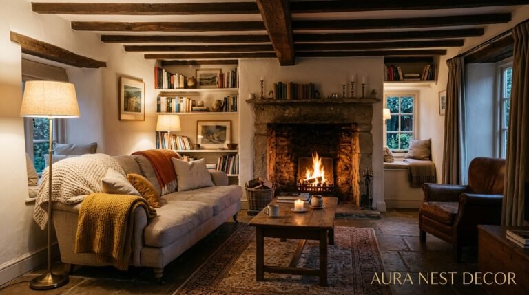 The Cosy Cottage Living Room That Actually Feels Like Coming Home (Not a Pinterest Mood Board)