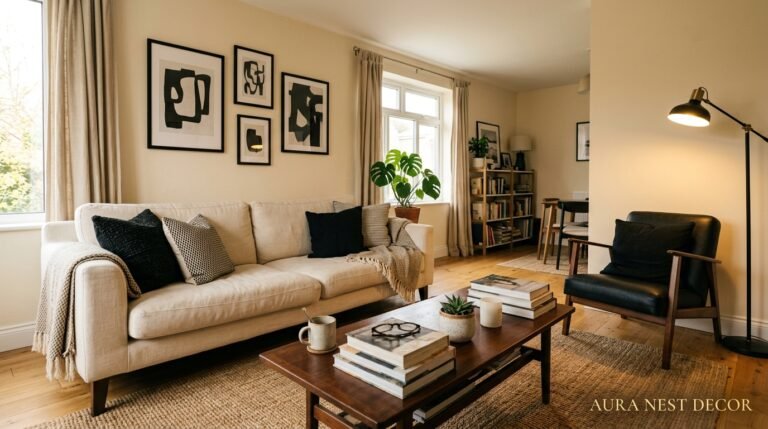 Cream and Black Living Room: The Contrast That Designers Can’t Stop Going Back To