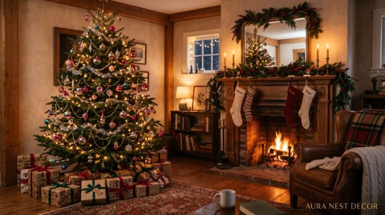 The Vintage Christmas Living Room That Actually Feels Like a Memory, Not a Mood Board