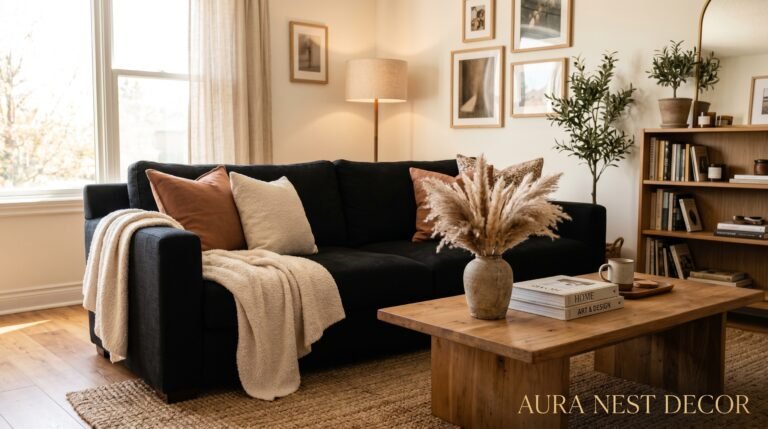 Why a Black Sofa Might Be the Smartest Thing You Ever Put in Your Living Room