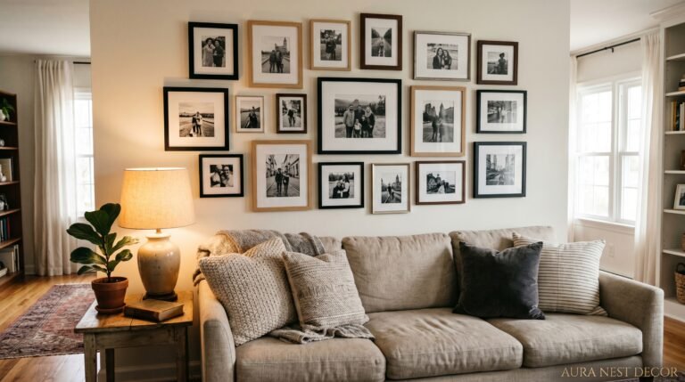 The Photo Wall That Made My Living Room Finally Feel Like Mine