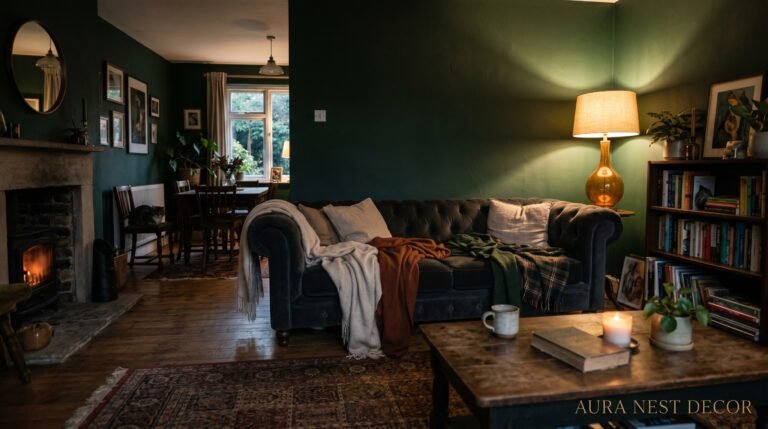 The Dark Living Room Glow-Up Nobody Warned You About (And Why It’s Better Than Any Beige Room I’ve Ever Sat In)