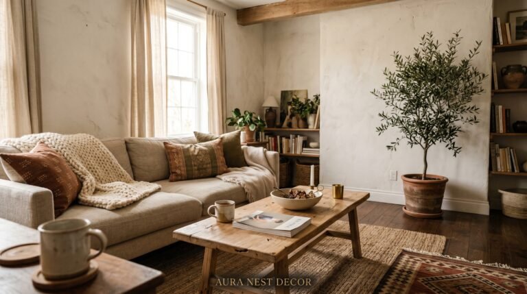 The Living Room That Feels Like a Deep Breath: Modern Rustic Apartment Decor That Actually Works