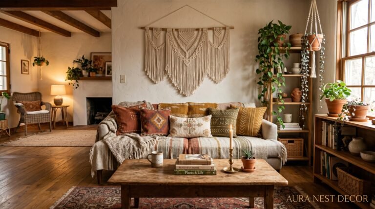 The Living Room That Finally Felt Like Me — And How I Got There With Boho Layers