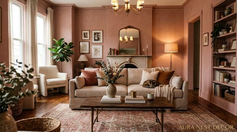 Pink Living Rooms That Don’t Look Like a Candy Store (and How to Get That Balance Right)