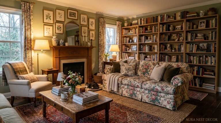 The Grandmillennial Living Room Trend That’s Making Every Minimalist Question Everything