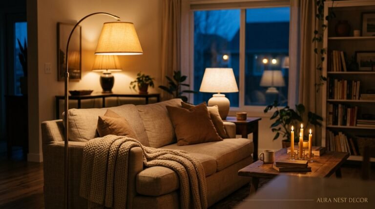 The Lighting Mistake That’s Making Your Living Room Feel Cold (And What to Do Instead)