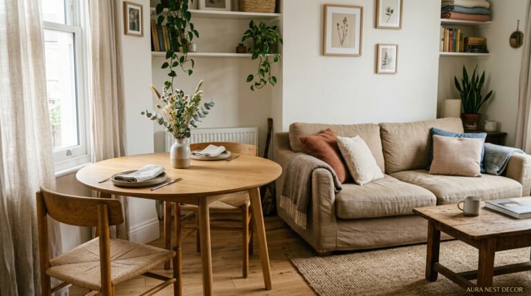 This Is What Happens When Your Living Room and Dining Area Are the Same Room (And You Actually Make It Work)